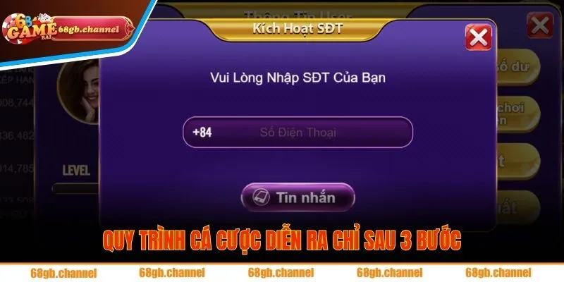 Trang chủ 33 Quy trình cá cược diễn ra chỉ sau 3 bước
